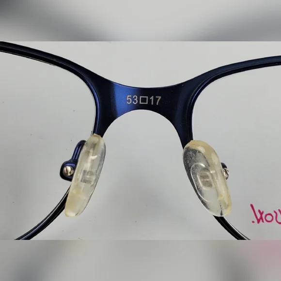 Betsey Johnson Diva Eyeglasses Frames 53-17-138 Blue - NEW  display picture 2